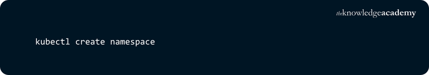 Creating New Kubernetes Namespace