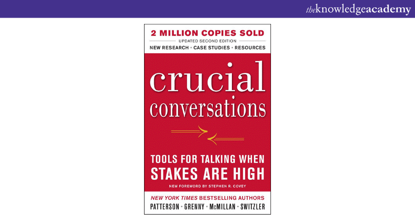 Crucial Conversations: Tools for Talking When Stakes Are High by Kerry Patterson et al.