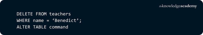 DELETE Commands