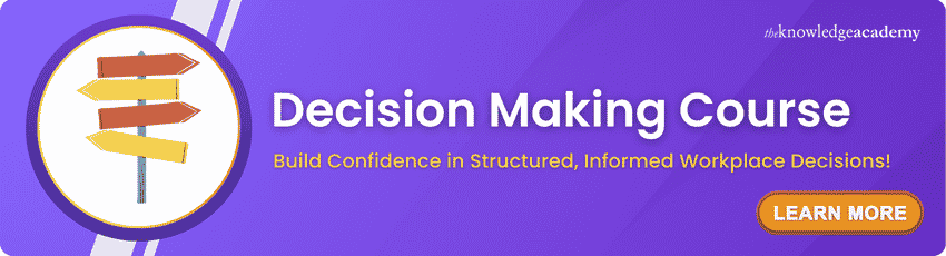 Decision Making Course Decision Making Trainng