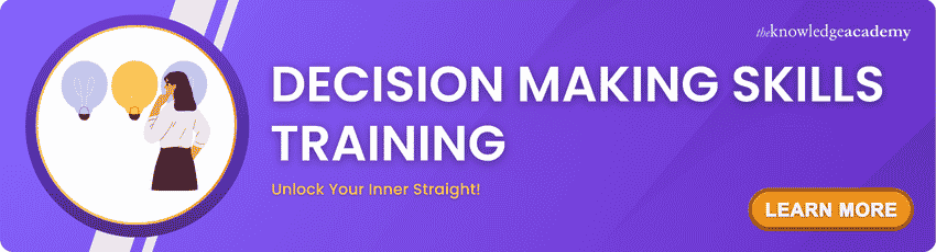 Decision Making Skills Training Decision Making Skills Training