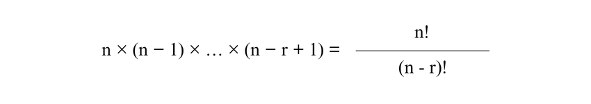 Derivation of Permutations Formula