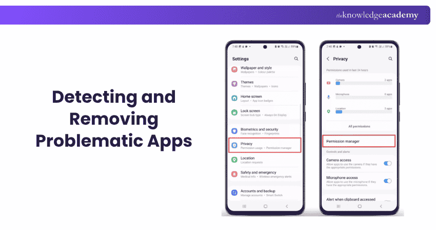 Detecting and Removing Problematic Apps Steps to Remove Problematic Apps