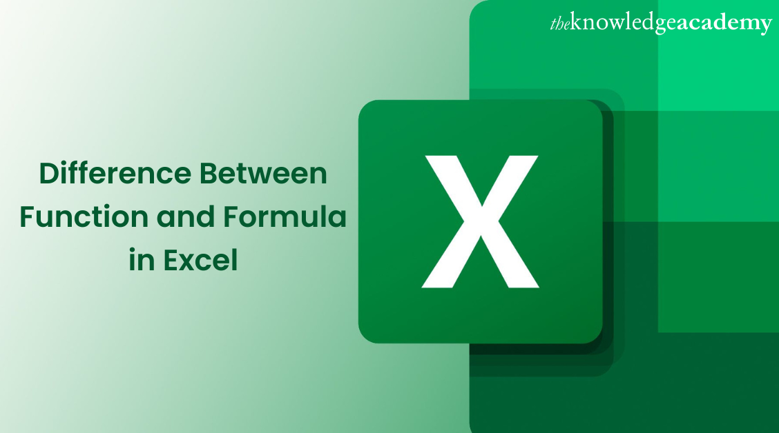 What is the Difference between Function and Formula in Excel?