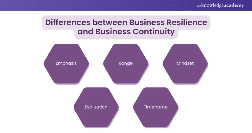 Differences between Business Resilience and Business Continuity 