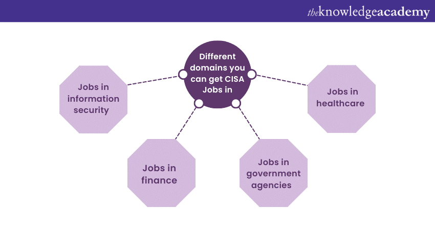 Different domains you can get CISA Jobs in