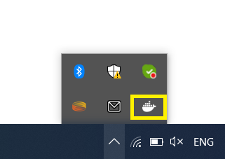 Docker Desktop icon on Windowss