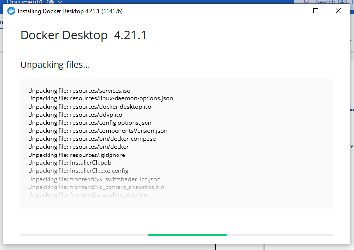 Docker installation on Windows 10