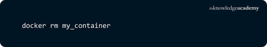 Docker rm Docker rm