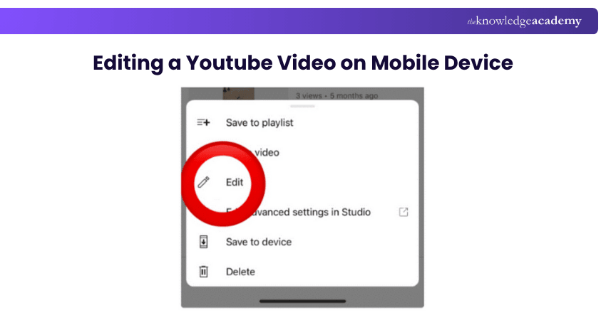 Editing a Youtube Video on Mobile Device Editing a Youtube Video on Mobile Device