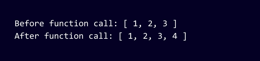 Example in JavaScript output Example in JavaScript output
