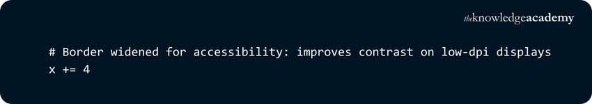 Explain the “why,” not the obvious “what” Explain the “why,” not the obvious “what”
