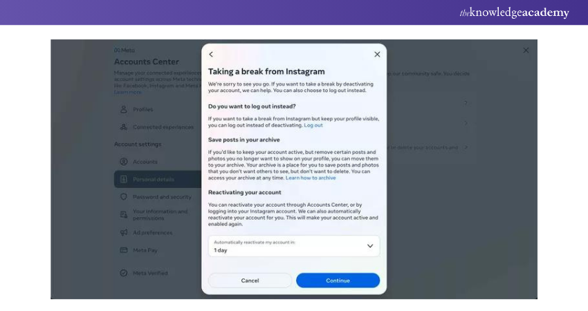 Additional options based on your selection