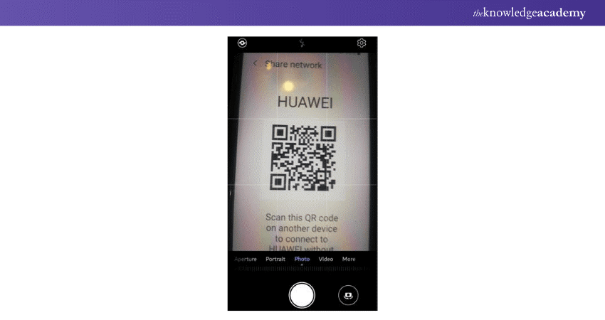 Find and tap on the QR Scanner option