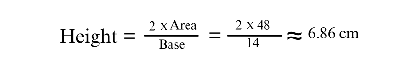 Finding Missing Height Finding Missing Height