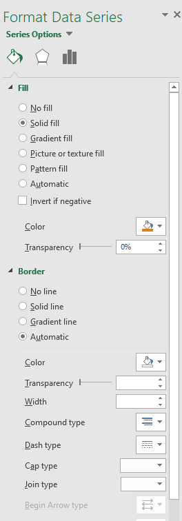 Format Data Series window