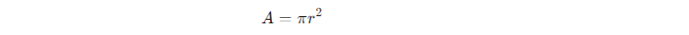 Formula for the base area of a cylinder Formula for the base area of a cylinder