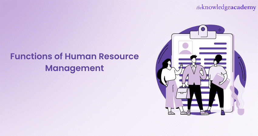 Functions of Human Resource Management 