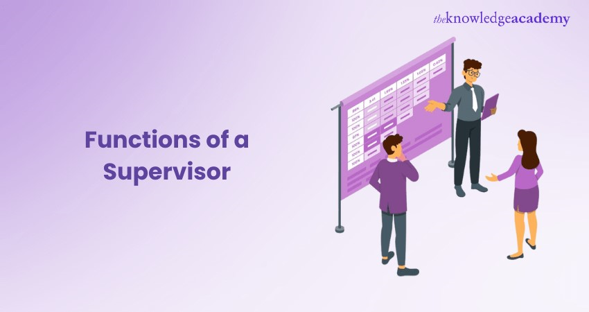 Functions of a Supervisor