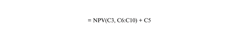 Grey NPV Formula