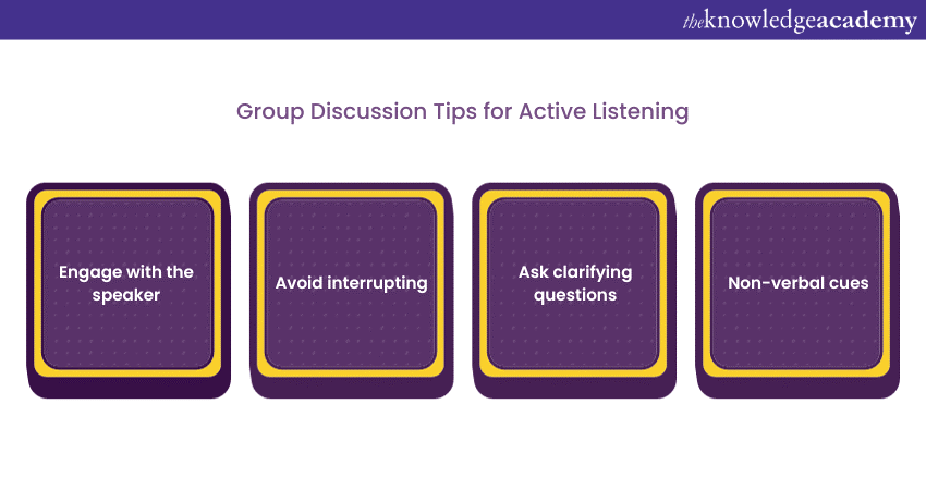 Group Discussion Tips for Active Listening