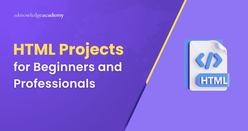 20+ HTML Projects for Beginners and Professionals 20+ HTML Projects for Beginners and Professionals