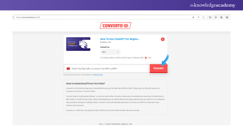 How to Download YouTube Videos from Converto.io