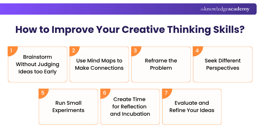 Steps to Improve Your Creative Thinking Skills Steps to Improve Your Creative Thinking Skills