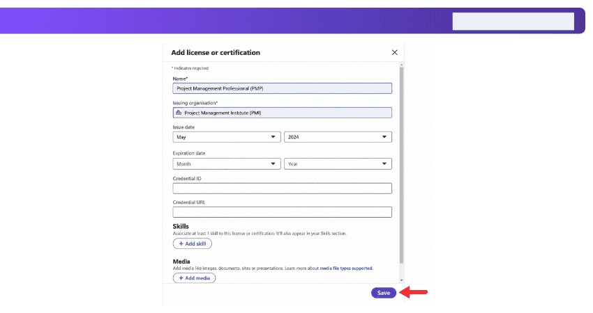 How to Save the Changes in LinkedIn? Saving the Changes in LinkedIn