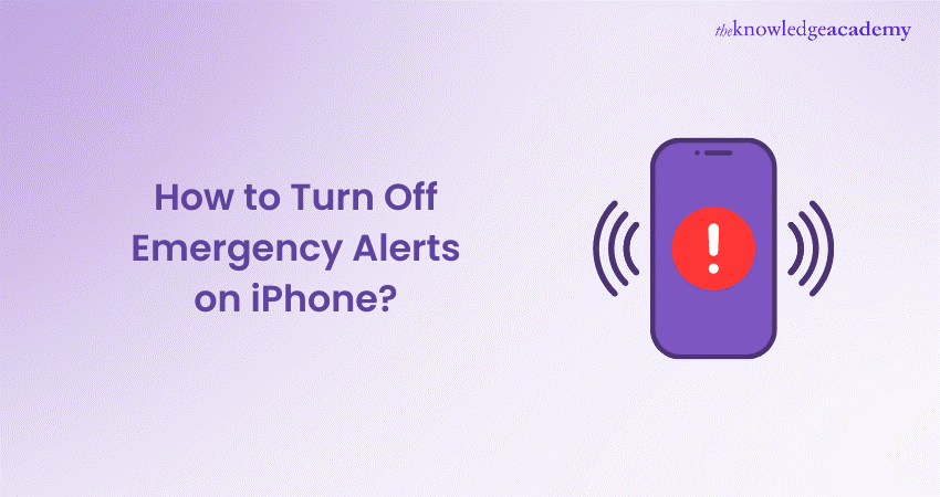 How to Turn Off Emergency Alerts on iPhone