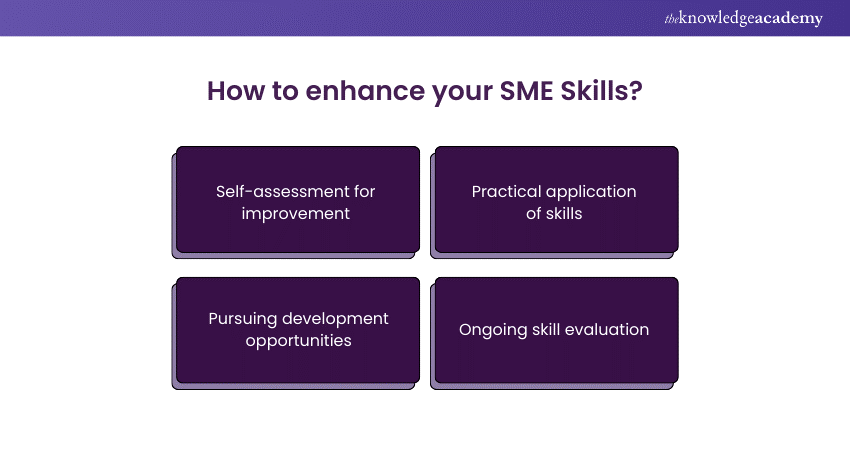 How to enhance your SME Skills