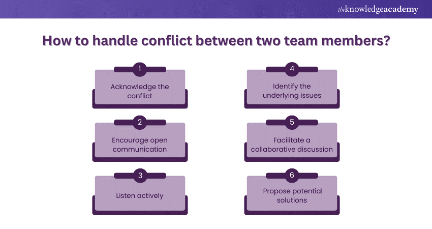 How to handle conflict between two team members