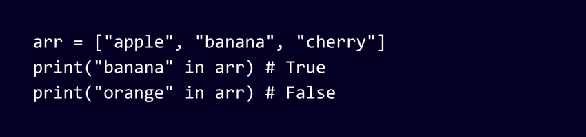 How to search through an Array in Python
