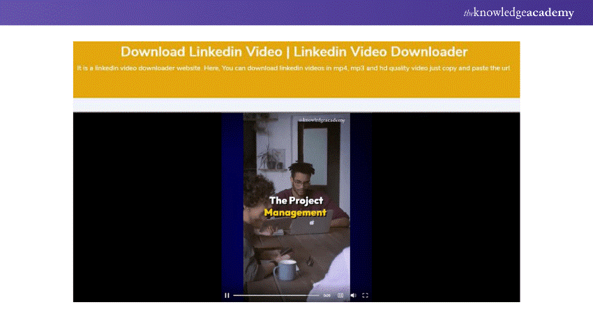 How to use DownloadLinkedInVideo.com