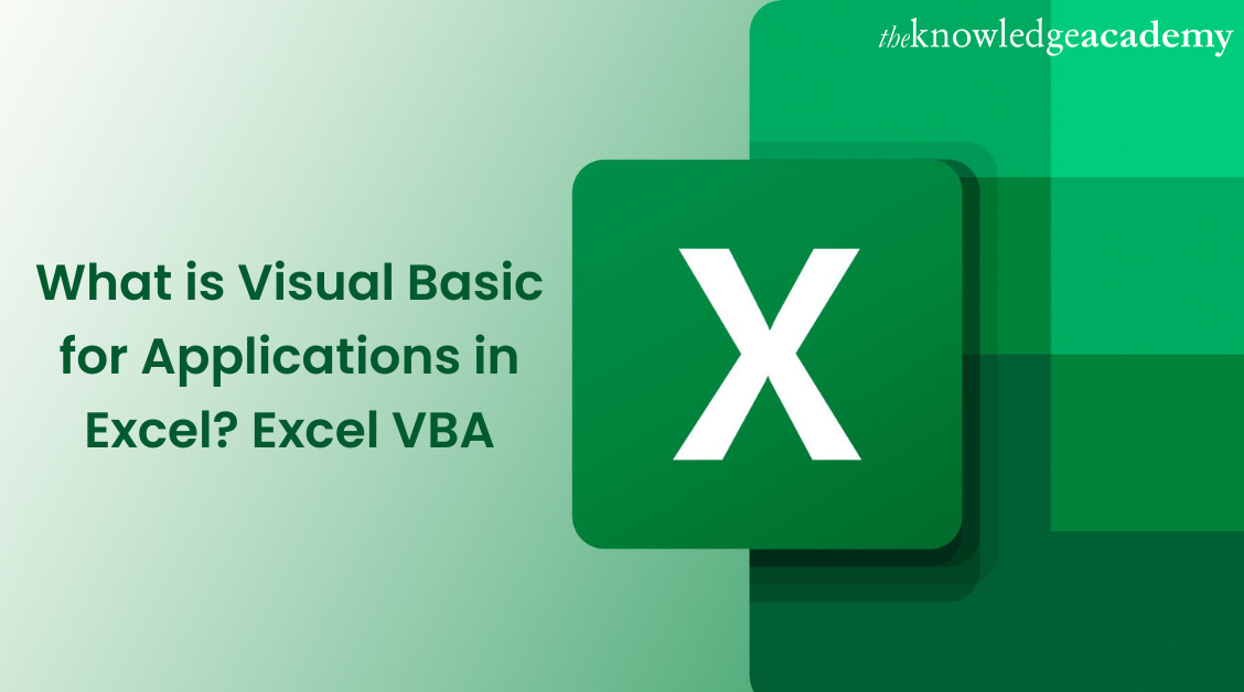 Image showing title What is Visual Basic for applications in Excel