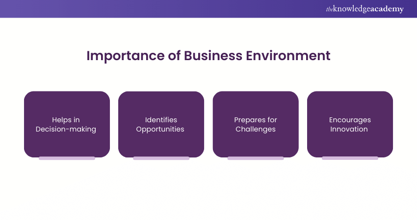 Importance of Business Environment Importance of Business Environment