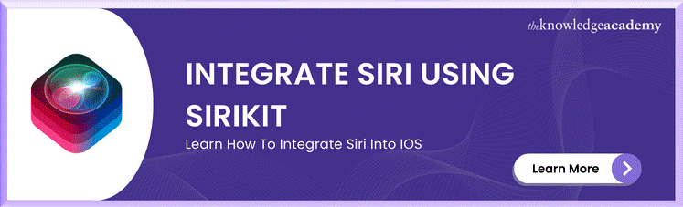 Integrate Siri using SiriKit Course Integrate Siri using SiriKit Course