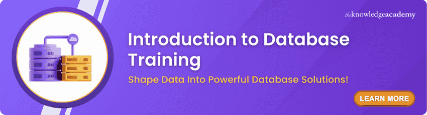 Introduction to Database Training Introduction to Database Training