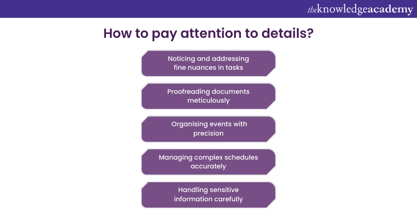 How to pay attention to details How to pay attention to details