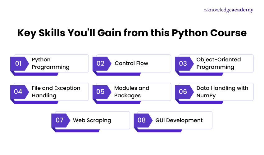Key Skills You'll Gain from this Python Course Skills You'll Gain from this Python Course