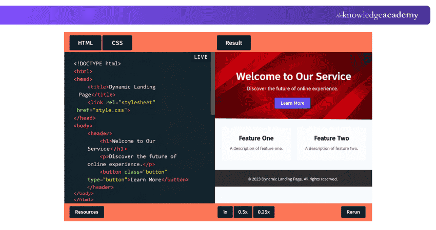 Landing Page Using HTML and CSS Landing Page Using HTML and CSS