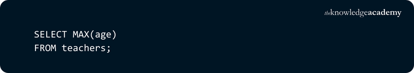 MAX Commands