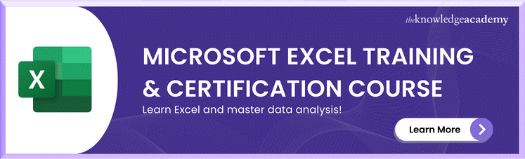 Microsoft Excel Training Certification Course