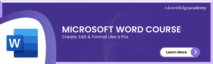 Microsoft Word Course Microsoft Word Course