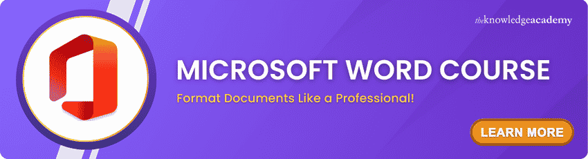 Microsoft Word Course Microsoft Word Course