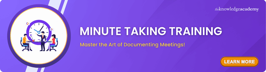 Minute Taking Training