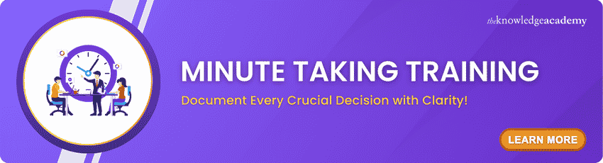 Minute Taking Training Minute Taking Course