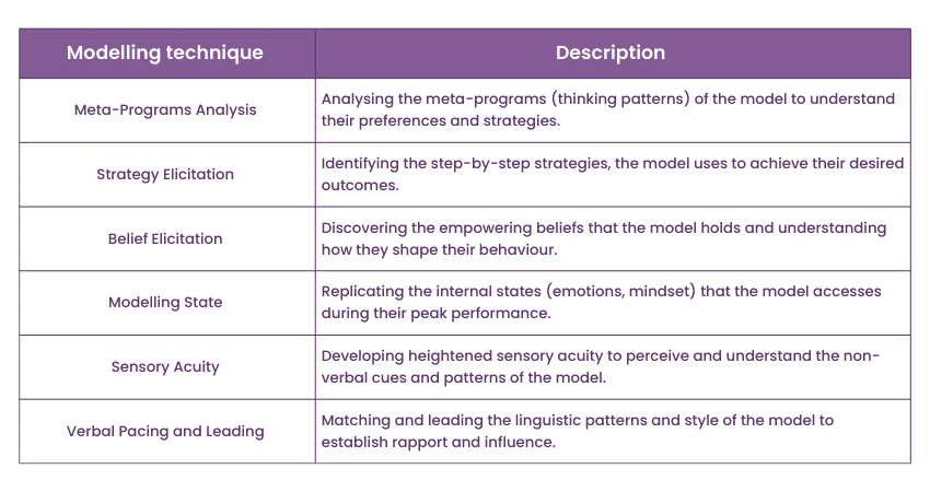 Modelling NLP Technique