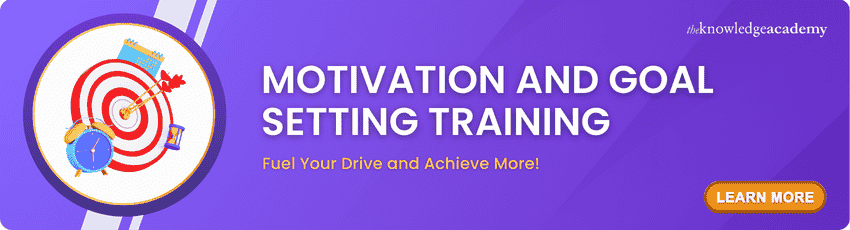 Motivation and Goal Setting Training Motivation and Goal Setting Training
