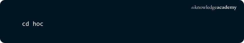 Move it using the given below command upon creation of project folder